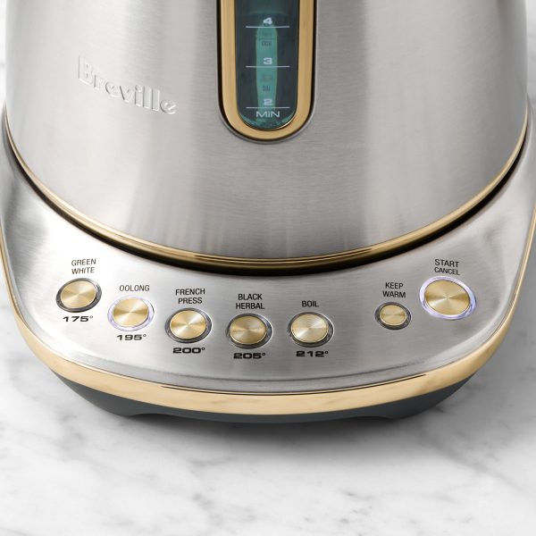 Breville Smart Kettle™ Luxe, Stainless Steel & Brass