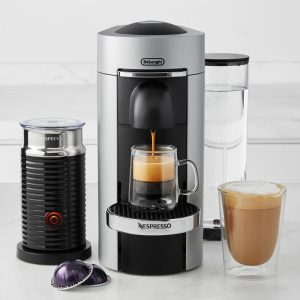 Nespresso VertuoPlus Deluxe Coffee Maker & Espresso Machine with Aeroccino Milk Frother